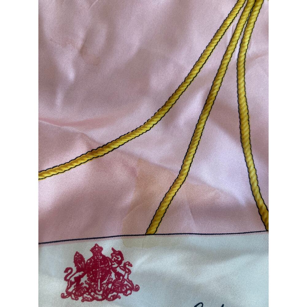 Doro Rare 1960's Hardy Amies Style Royal Opera House Italian Silk Vintage Scarf - Picture 7 of 8